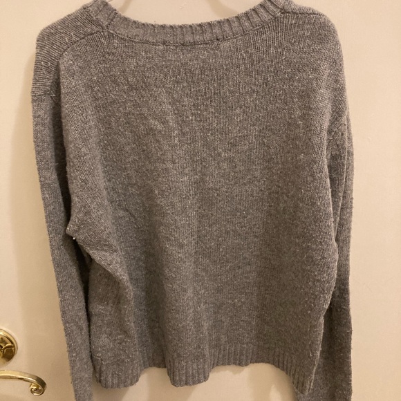 ** *DONATING THIS SUNDAY* Brandy Melville Grey Sabrina Sweater ✰ - Picture 2 of 3